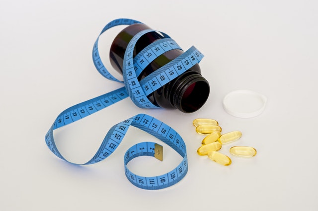 doplňky stravy – tablety s metrem